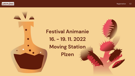 A screenshot of https://festival-animanie.cz/